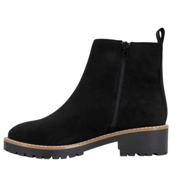 Kensie Kayla Ladies Faux Suede Boot - Black - Size 6.5 - Brand New in Box - Picture 4 of 4